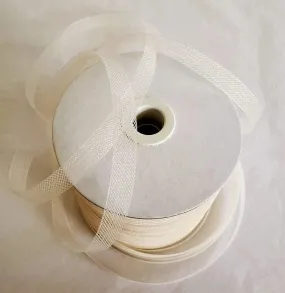 1/2 Inch Crinoline Horsehair Braid Trim - Ivory - Bridal Fabric Wedding Trim Decor (Choose The Quantity)