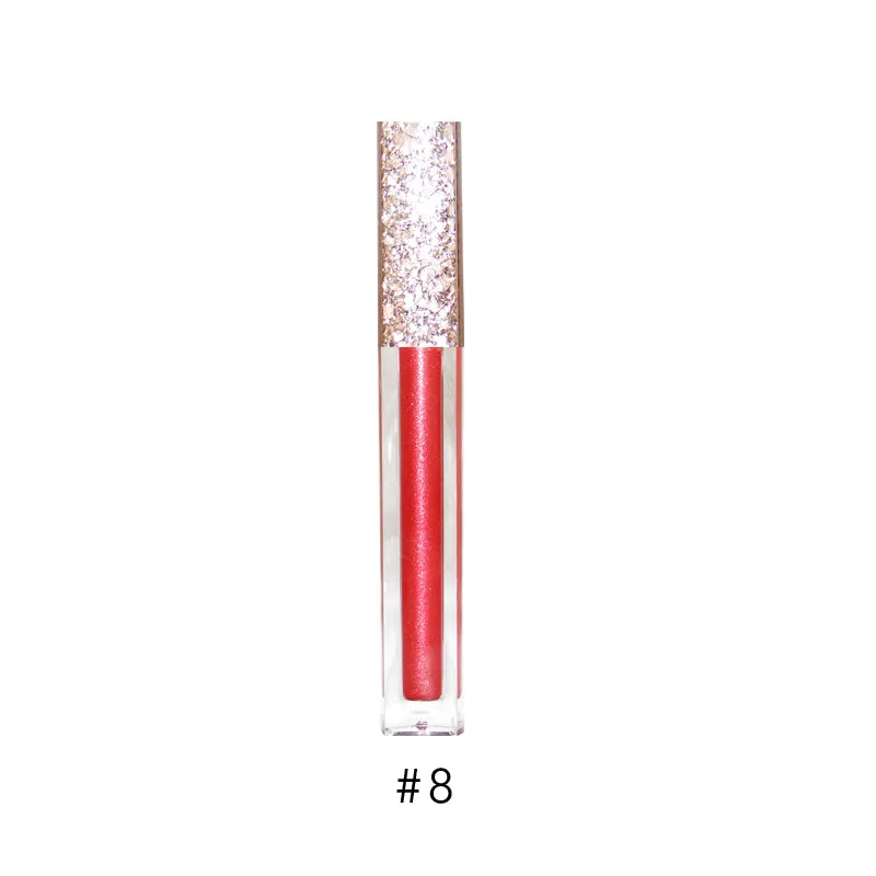 17 Colors Metallic Liquid Lipstick, Makeup, Shimmering Lip Gloss, Waterproof/Water-Resistant