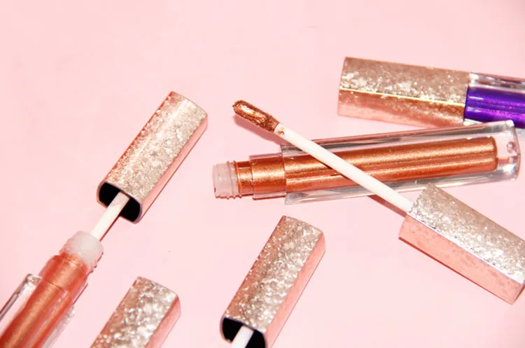 17 Colors Metallic Liquid Lipstick, Makeup, Shimmering Lip Gloss, Waterproof/Water-Resistant