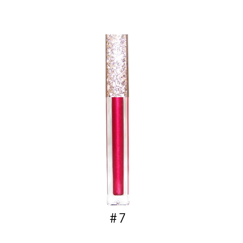 17 Colors Metallic Liquid Lipstick, Makeup, Shimmering Lip Gloss, Waterproof/Water-Resistant