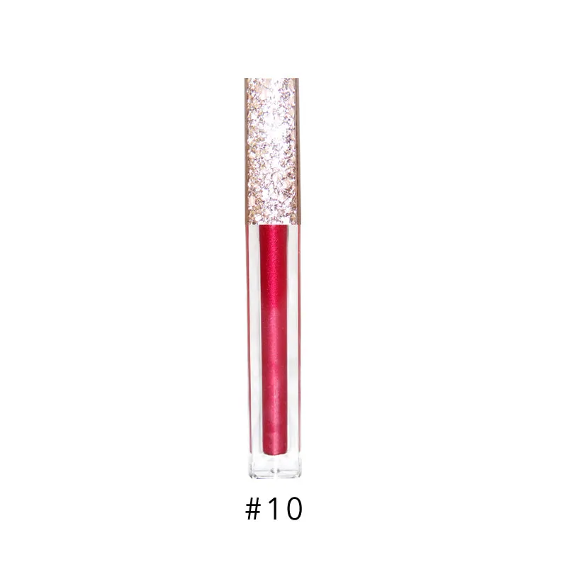 17 Colors Metallic Liquid Lipstick, Makeup, Shimmering Lip Gloss, Waterproof/Water-Resistant