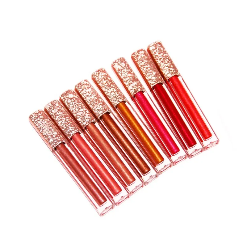 17 Colors Metallic Liquid Lipstick, Makeup, Shimmering Lip Gloss, Waterproof/Water-Resistant