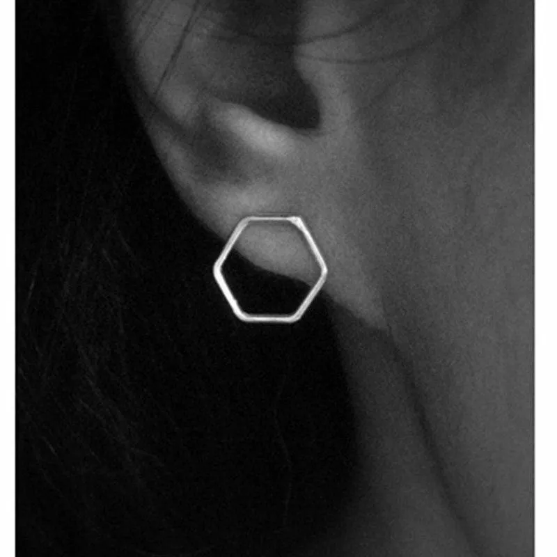 2018 New Exaggerated Simple line Big Drop Earrings for Women Double Round Circle Pendant Long Earrings Brincos Jewelry A30