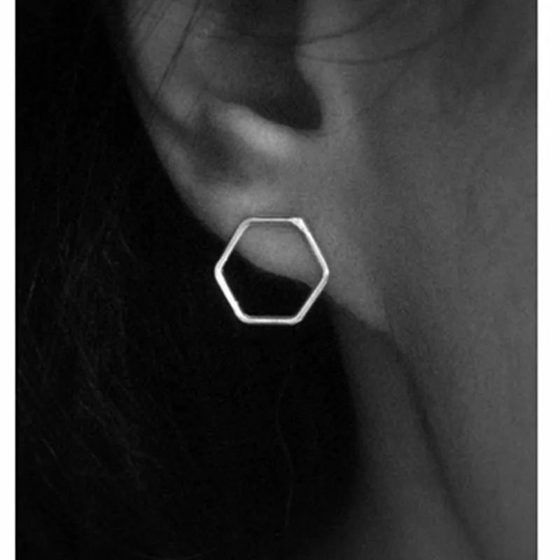 2018 New Exaggerated Simple line Big Drop Earrings for Women Double Round Circle Pendant Long Earrings Brincos Jewelry A30