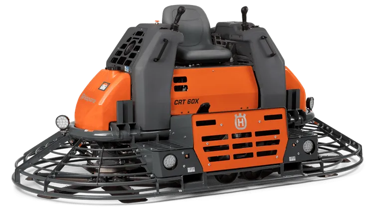 2024 Husqvarna CRT 60X Diesel Ride-On Power Trowel 60" 74HP