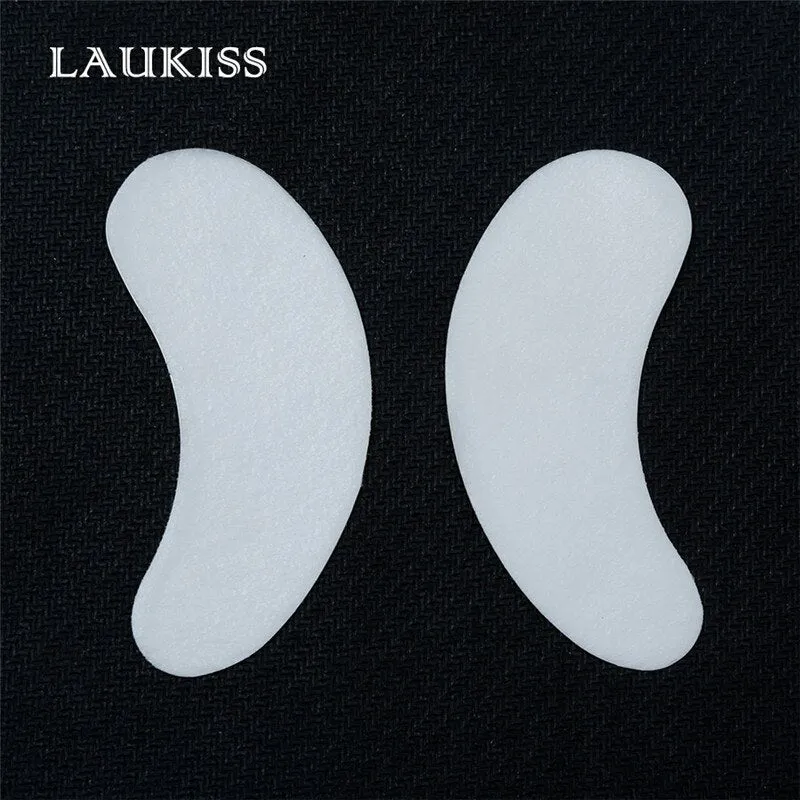 25/50/100 pairs/lot Patches for Eyelash Extension Golden Under Eye Pads Individual Eye Lash Non-woven Makeup Eyelashes Extension