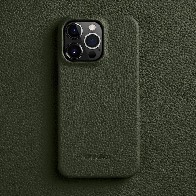 30％ Off | for iPhone 15 14 Pro Max Plus Premium Genuine Leather Case Luxury Business High-end Cowhide Phone Cases Back Cover