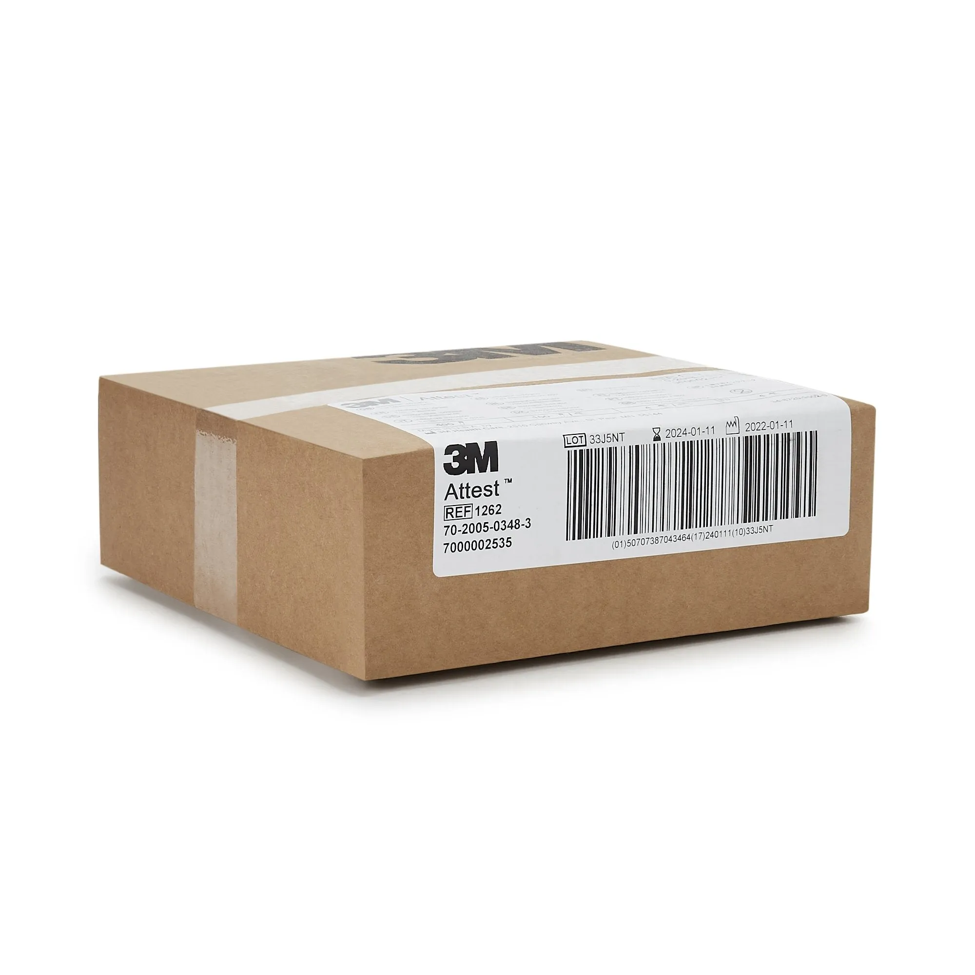 3M™ Attest™48-Hour Biological Indicator Vial for Steam Sterilization, 1 Box of 100