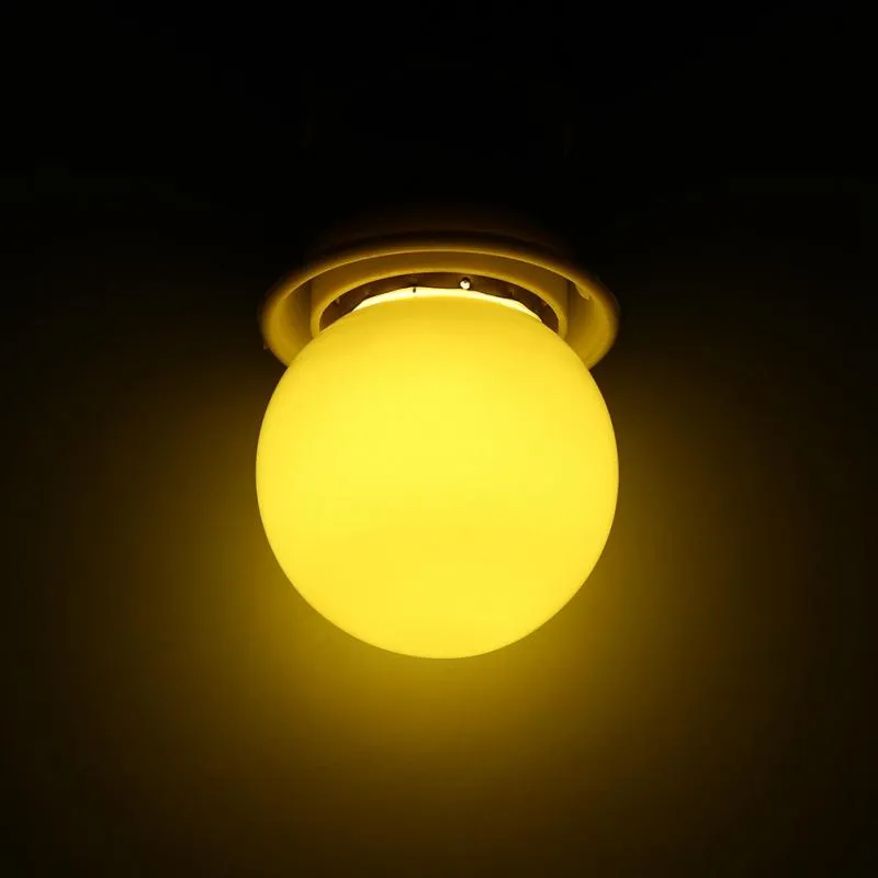 3W E27 LED Light Bulb Round Shaped Colorful Globe Light Bulb Home Bar Party Festival Decorative Lamp Lighting