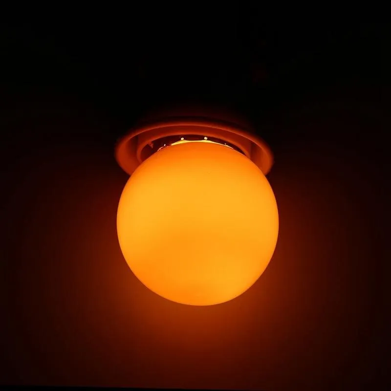 3W E27 LED Light Bulb Round Shaped Colorful Globe Light Bulb Home Bar Party Festival Decorative Lamp Lighting