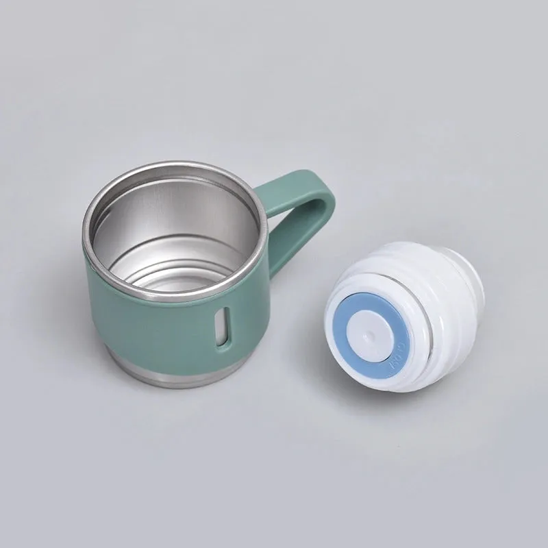 500ml 3 in 1 Stainless Steel Vacuum Flask Bottle With Cup Set - Business Gift Set