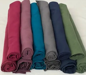 6 X WINTER RIBBING & JERSEY 215GSM BUNDLE