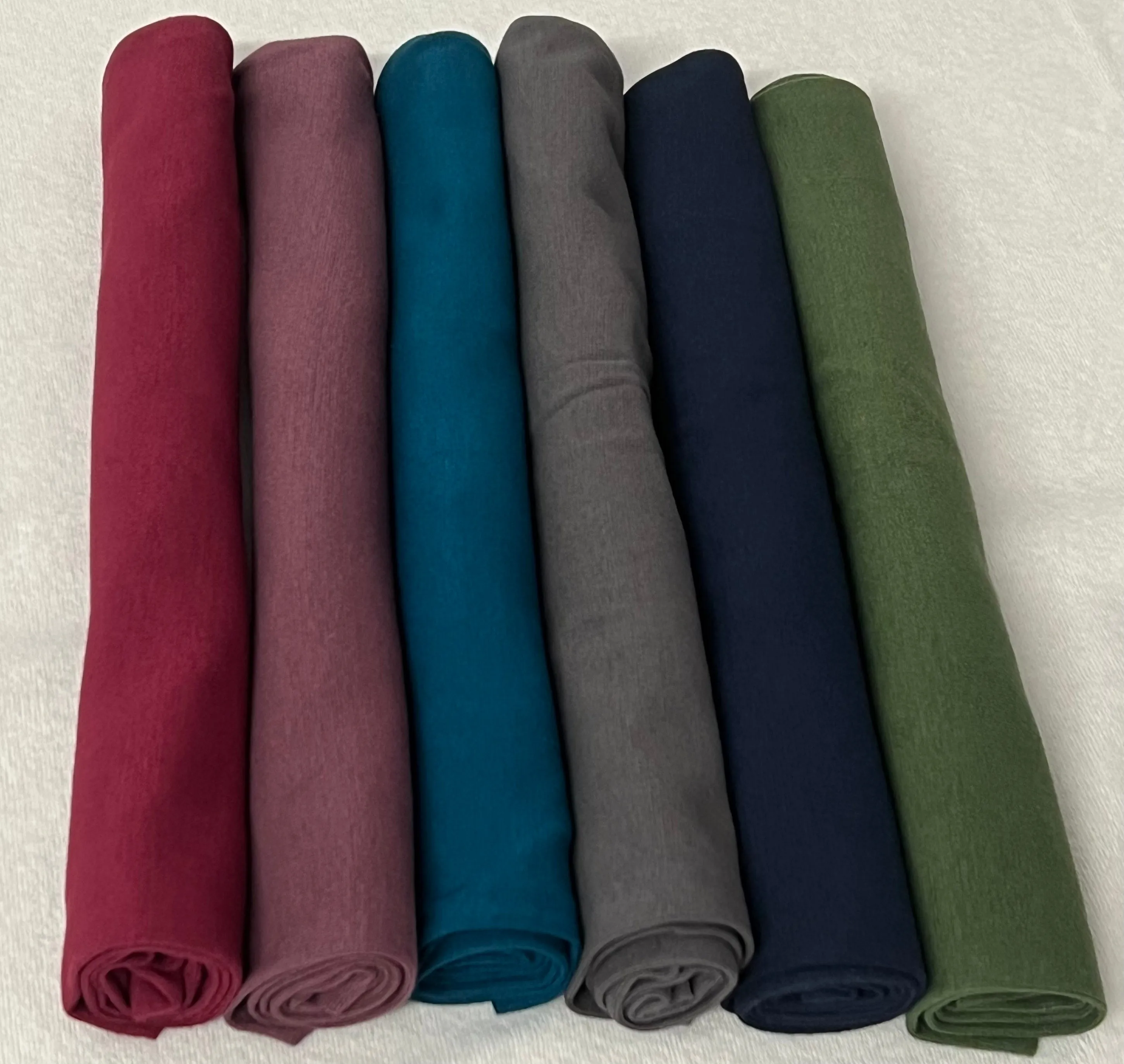 6 X WINTER RIBBING & JERSEY 215GSM BUNDLE