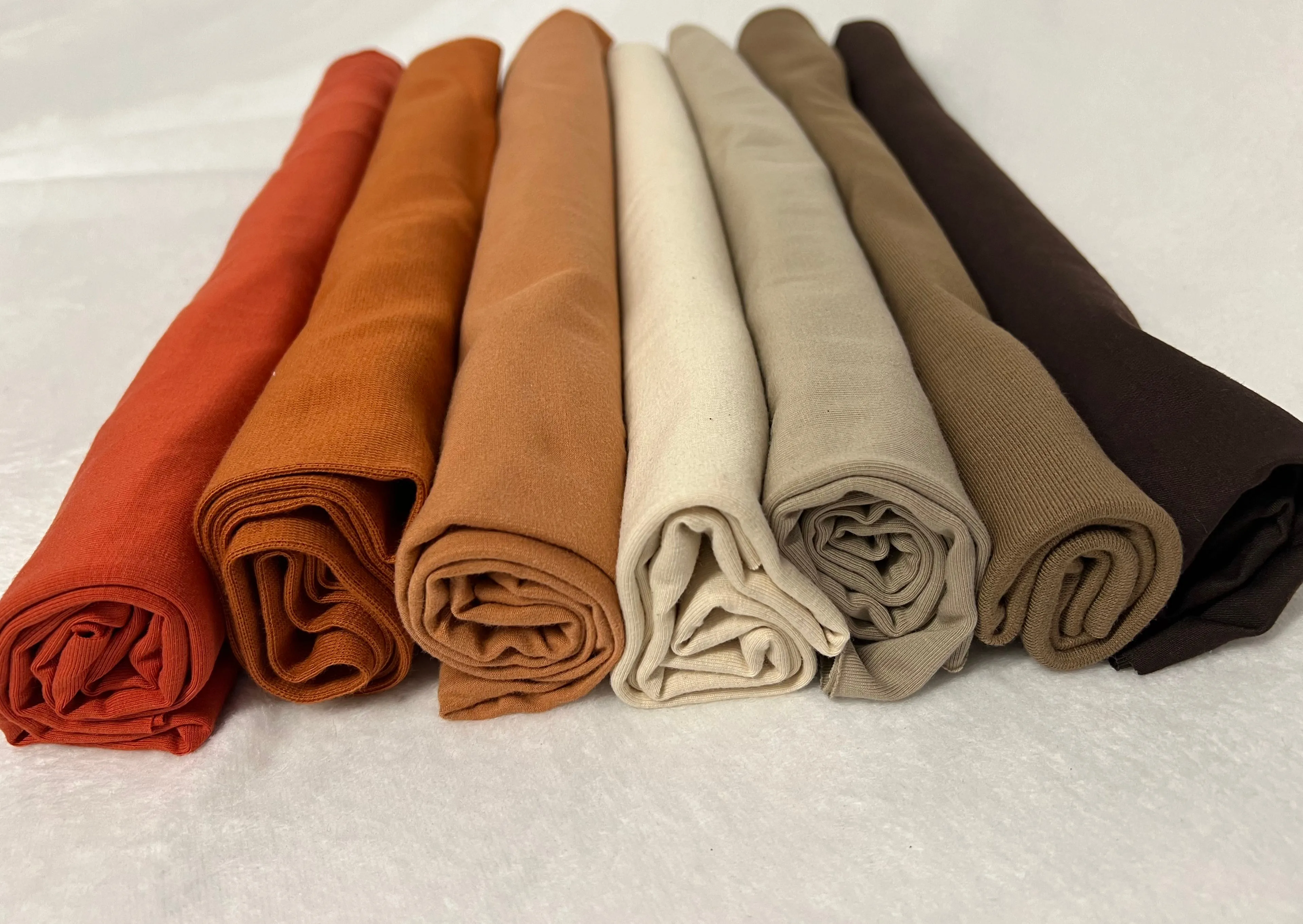 7 X DESSERT RIBBING & JERSEY 215GSM BUNDLE