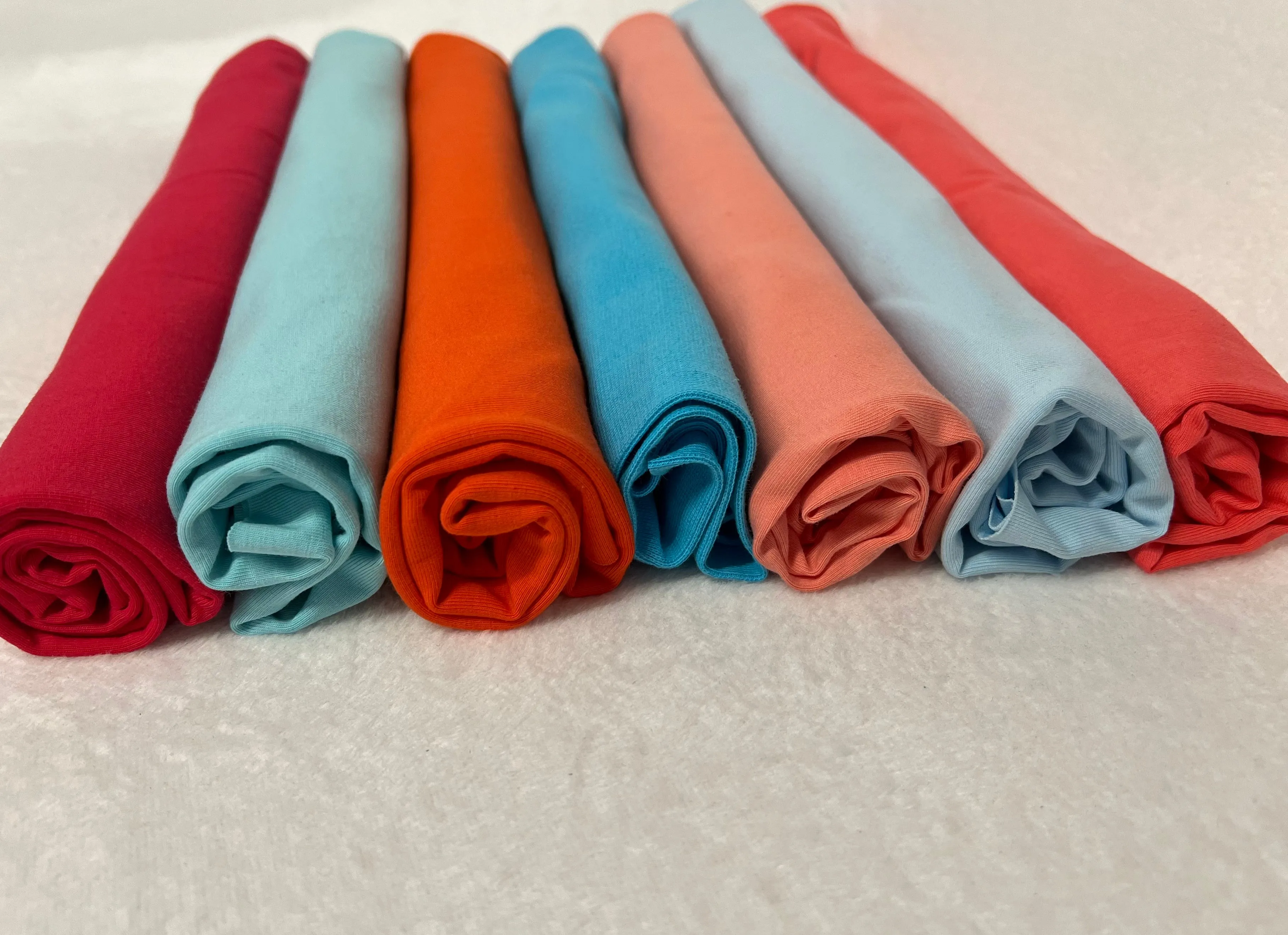 7 X SUNSET RIBBING & JERSEY 215GSM BUNDLE