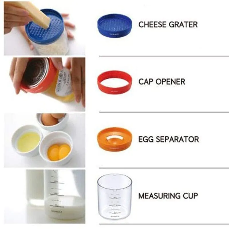 8 in 1 Kitchen Tool Set Multipurpose Kitchen Bottle Tools