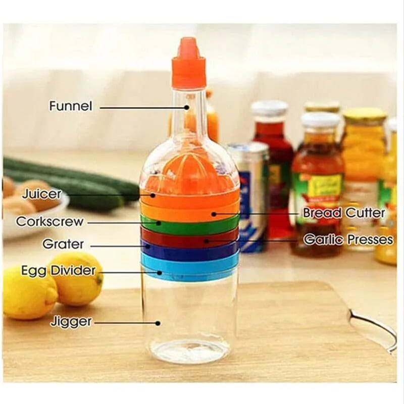 8 in 1 Kitchen Tool Set Multipurpose Kitchen Bottle Tools