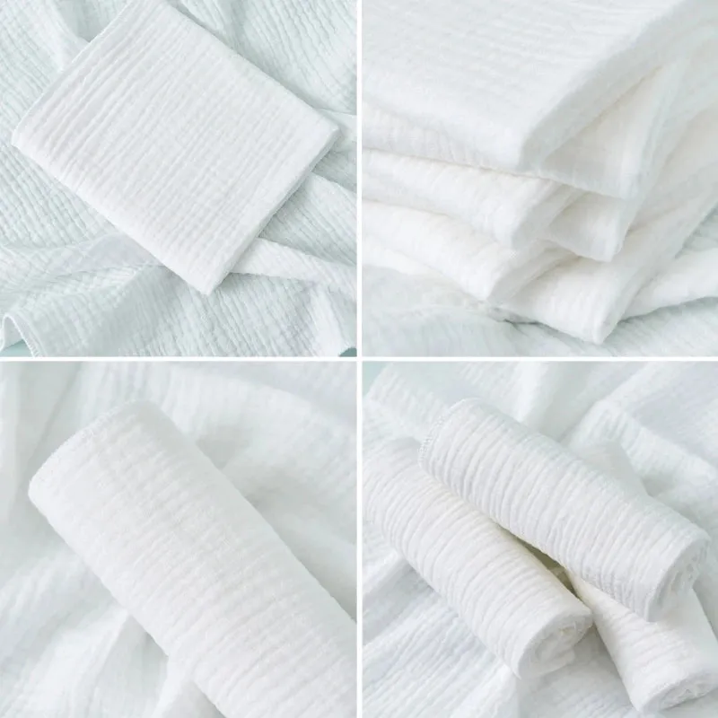 8Pcs/lot 100% Cotton Baby Gauze Diapers For Newborn Baby Nappy