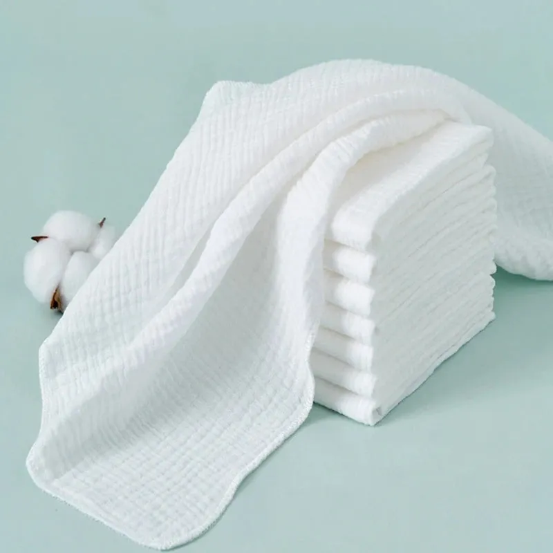 8Pcs/lot 100% Cotton Baby Gauze Diapers For Newborn Baby Nappy