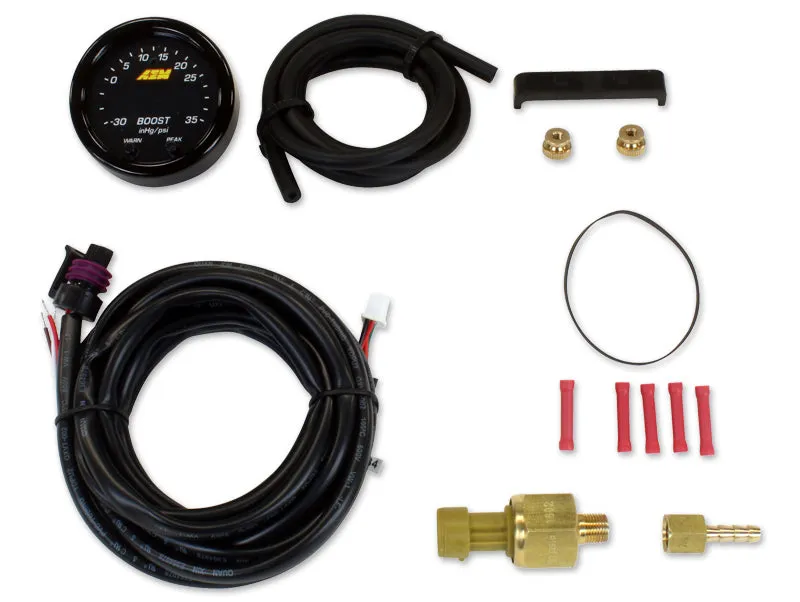 AEM X-Series -30in/Hg~60 PSI Boost Display Gauge - 30-0308