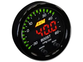 AEM X-Series -30in/Hg~60 PSI Boost Display Gauge - 30-0308