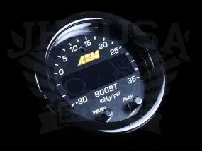 AEM X-series Boost Pressure Gauge - 35psi / 2.5Bar