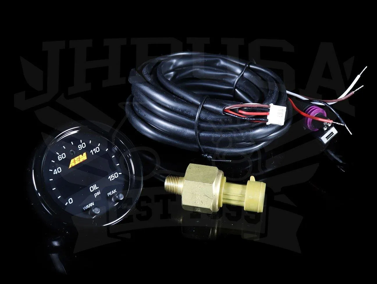 AEM X-series Oil Pressure Gauge - 0-150psi / 10Bar