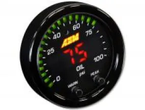 AEM X-Series water/trans/oil Temp Gauge 100~300F