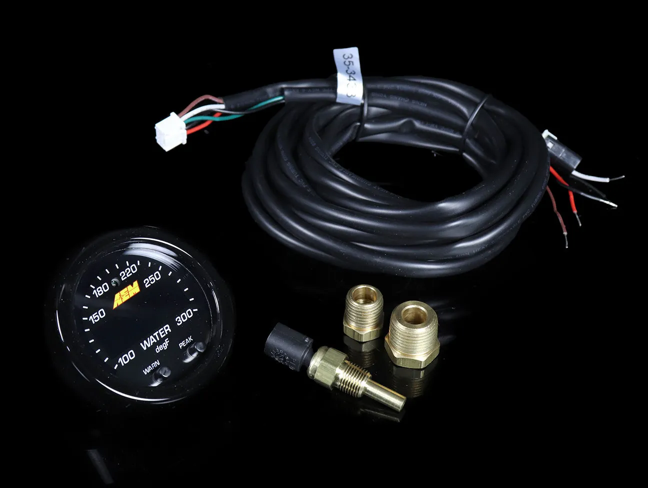 AEM X-series Water/Trans/Oil Temperature Gauge - 100-300F / 40-150C