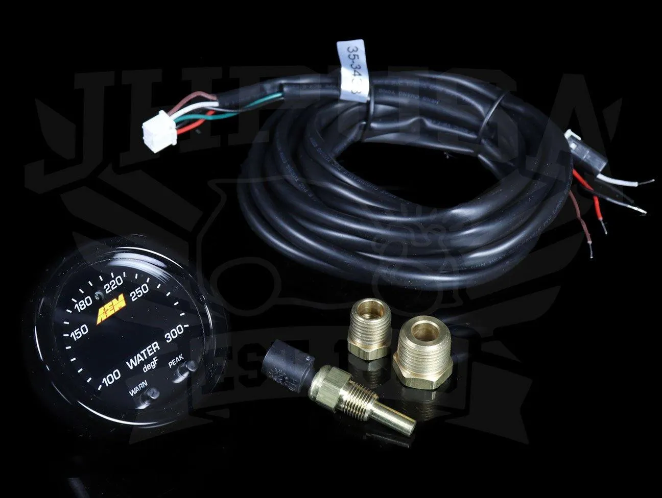 AEM X-series Water/Trans/Oil Temperature Gauge - 100-300F / 40-150C