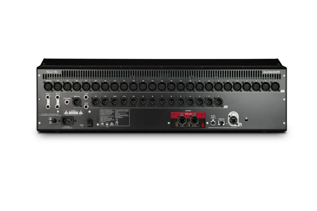 Allen & Heath SQ-6 48-Channel / 36-Bus Digital Mixer with 24 1 Motorized Faders