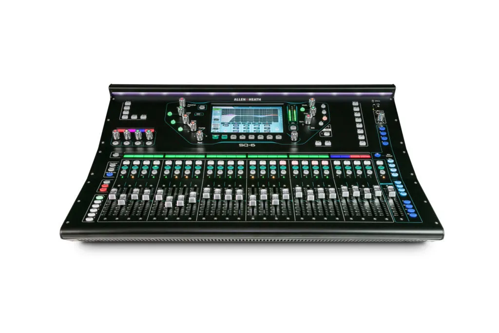 Allen & Heath SQ-6 48-Channel / 36-Bus Digital Mixer with 24 1 Motorized Faders