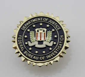 American investigation small badge justice of department//SECRET SERVICE/MARSHAL PIN  free international shipping