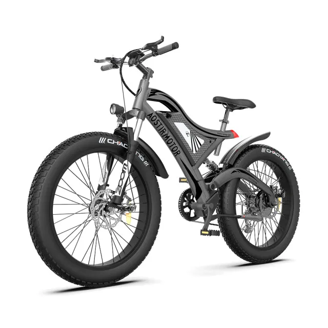 AOSTIRMOTOR S18 Electric Bicycle 750W Motor 48V 15Ah Lithium Battery Beach Ebike 26Inch 4.0 Fat Tire Mountain E Bike Cycling