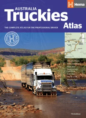 Australia Truckies Atlas (7th Edition) by Hema Maps