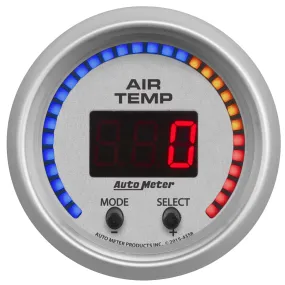 AutoMeter 4358 GAUGE; AIR TEMP; DUAL; 2 1/16in.; 0-300deg.F; DIGITAL; ULTRA-LITE