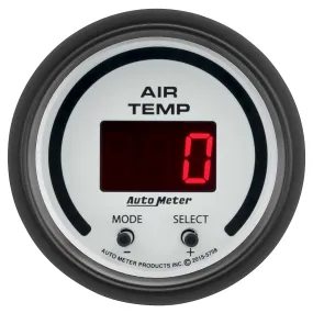 AutoMeter 5758 GAUGE; AIR TEMP; DUAL; 2 1/16in.; 0-300deg.F; DIGITAL; PHANTOM