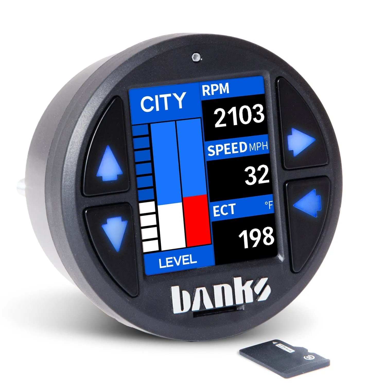 Banks Power 64323 PedalMonster® Kit; w/Banks iDash 1.8 DataMonster; Aptiv GT 150; 6 Way;