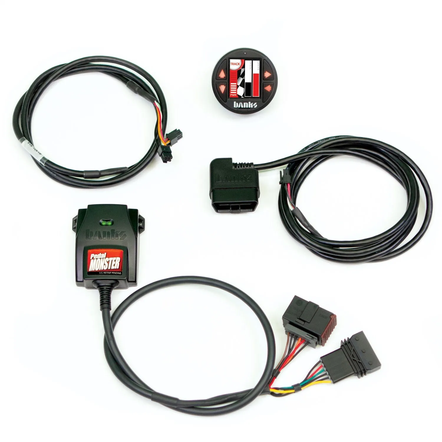 Banks Power 64332 PedalMonster® Kit; w/Banks iDash 1.8 SuperGauge; TE Connectivity MT2; 6 Way;