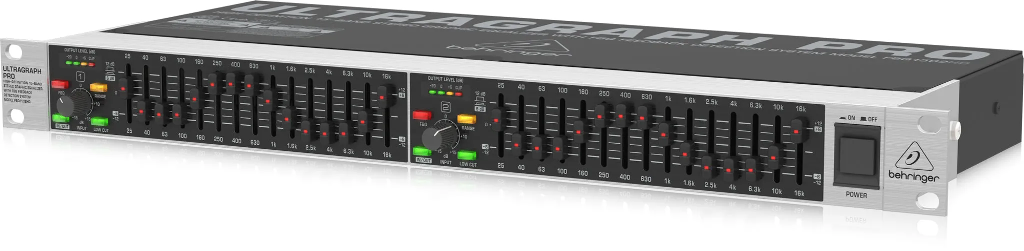 Behringer FBQ1502HD 15-Band Stereo Graphic Equalizer