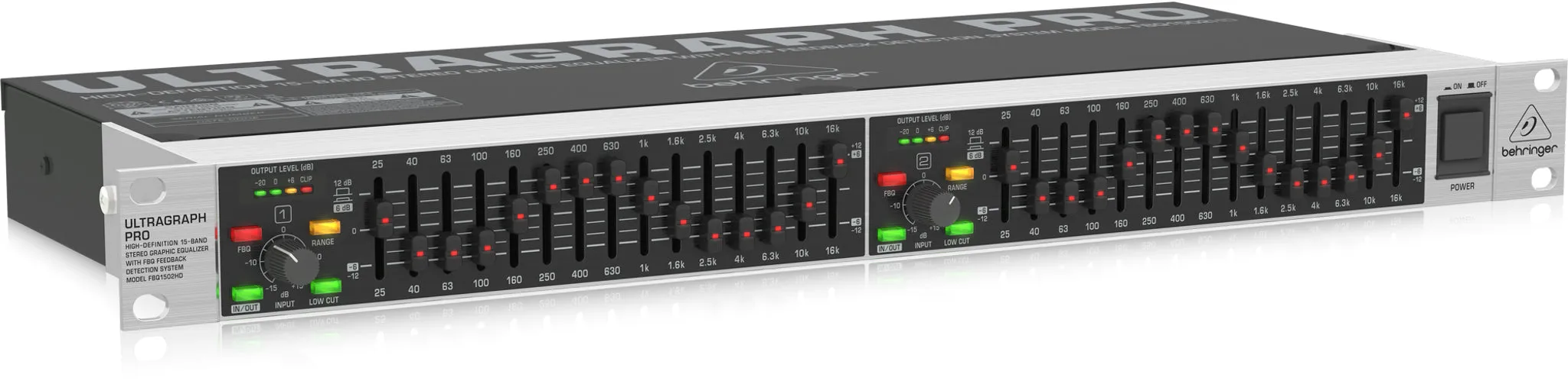 Behringer FBQ1502HD 15-Band Stereo Graphic Equalizer