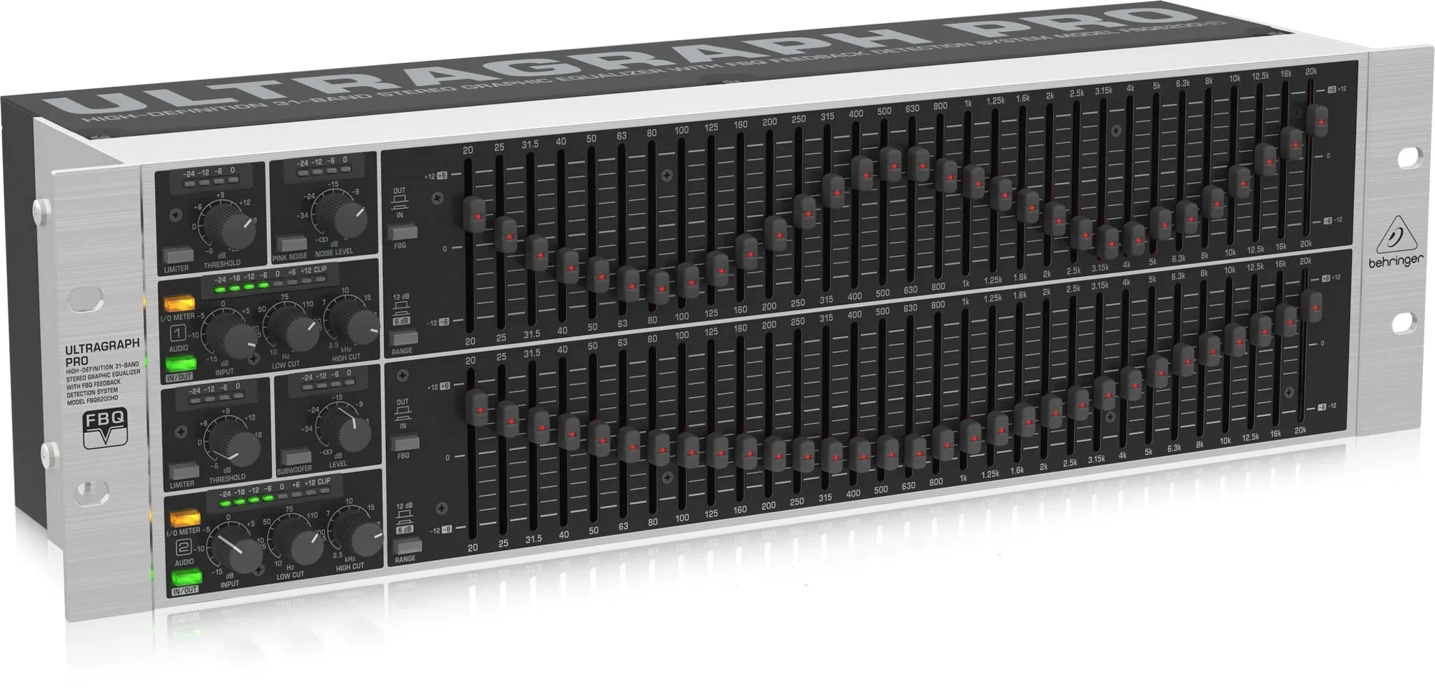 Behringer FBQ6200HD 31-Band Stereo Graphic Equalizer