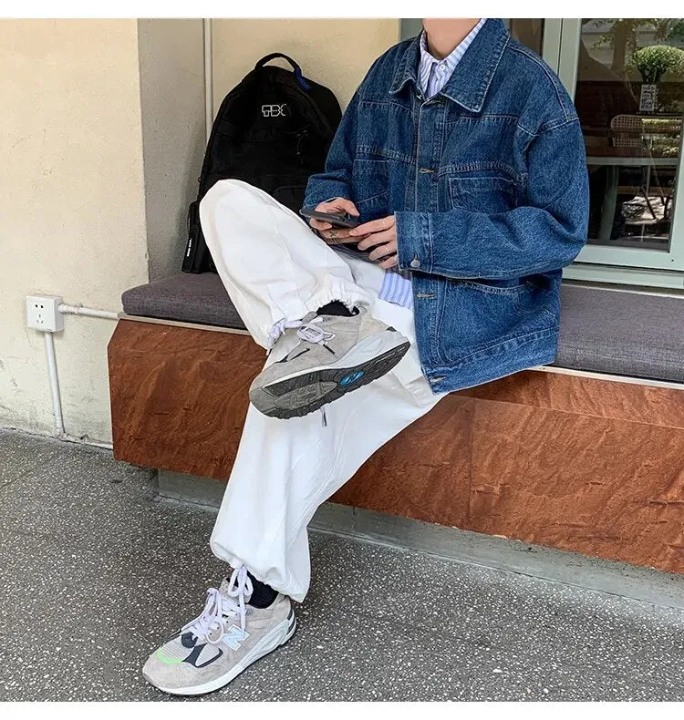 Bonsir New Spring Autumn Men's Denim Jacket Fashion Casual Cotton Jeans Coat Male Brand Classic Lapel Outwear Top Clothes A24
