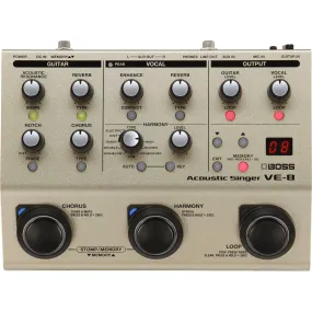 Boss VE-8 Acoustic Singer Pedal