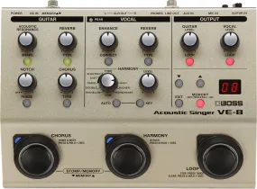 Boss VE-8 Acoustic Singer Vocal Processor