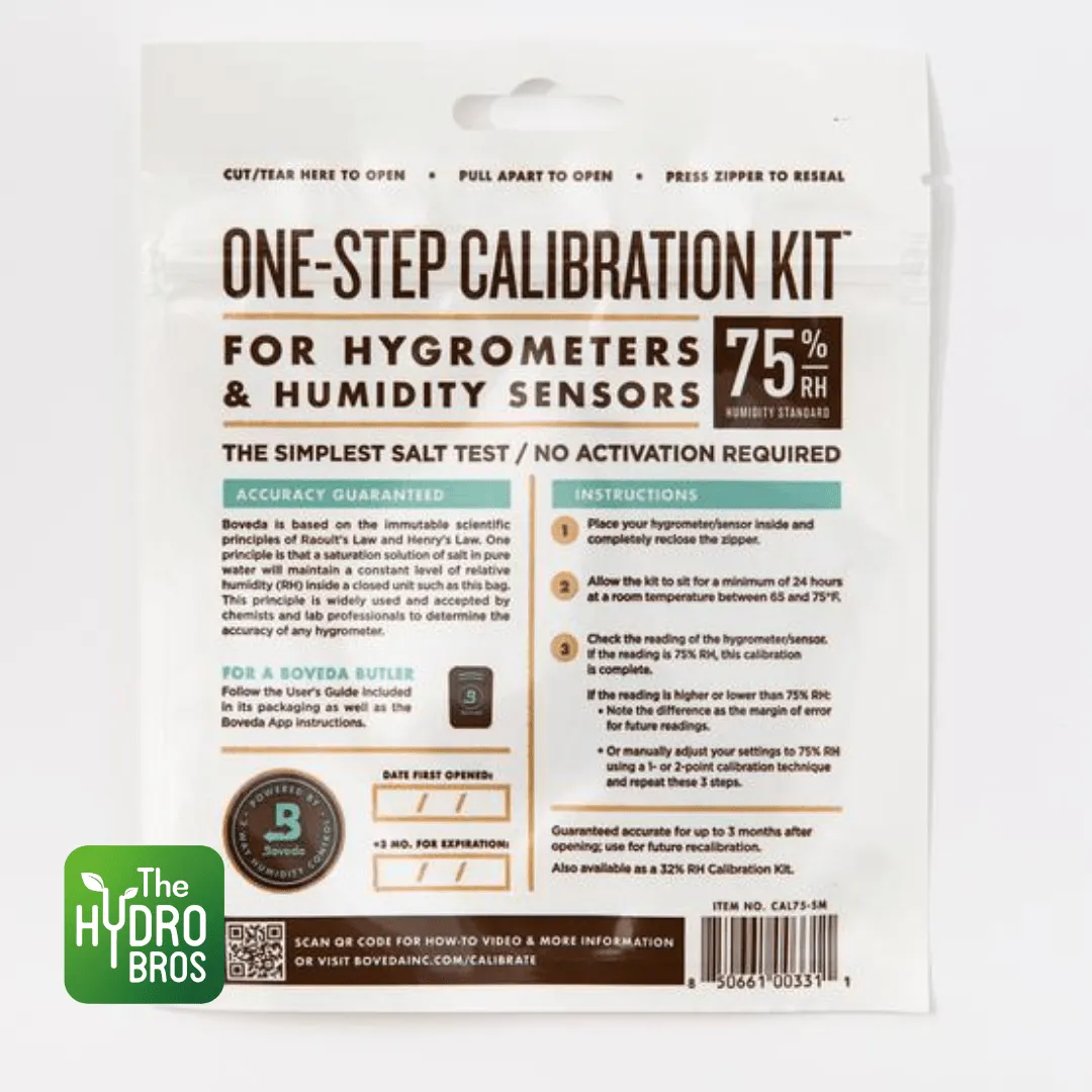 Boveda Humidity Calibration Kit 75%