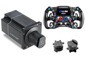 Bundle - Simucube 2 Pro R2 Wheelbase and Cube Controls CSX-3  Formula Steering Wheel for PC
