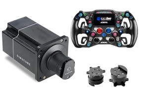 Bundle - Simucube 2 Pro R2 Wheelbase and Cube Controls CSX-3  Formula Steering Wheel for PC