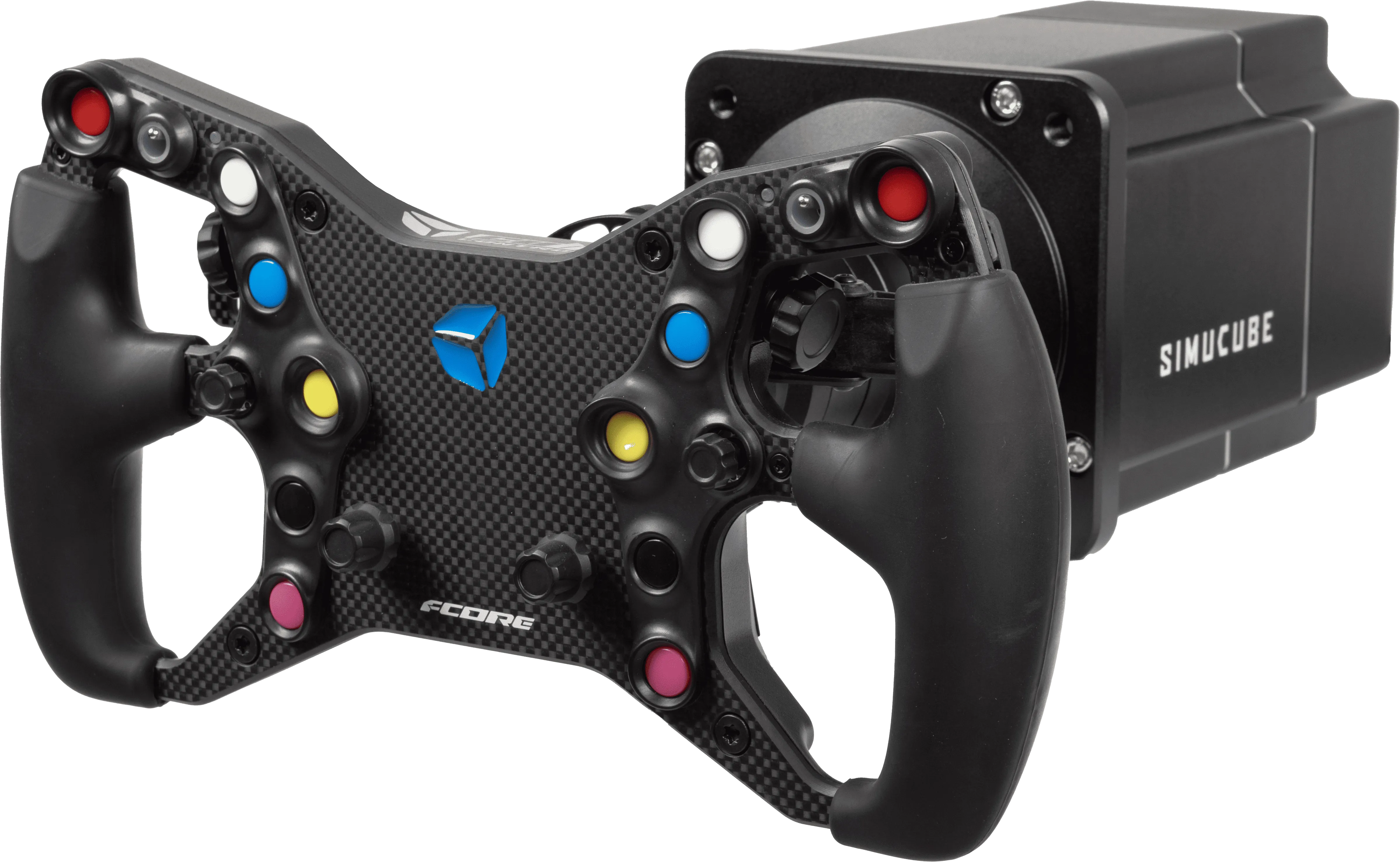 Bundle - Simucube 2 Pro R2 Wheelbase and Cube Controls FCORE Formula Steering Wheel for PC