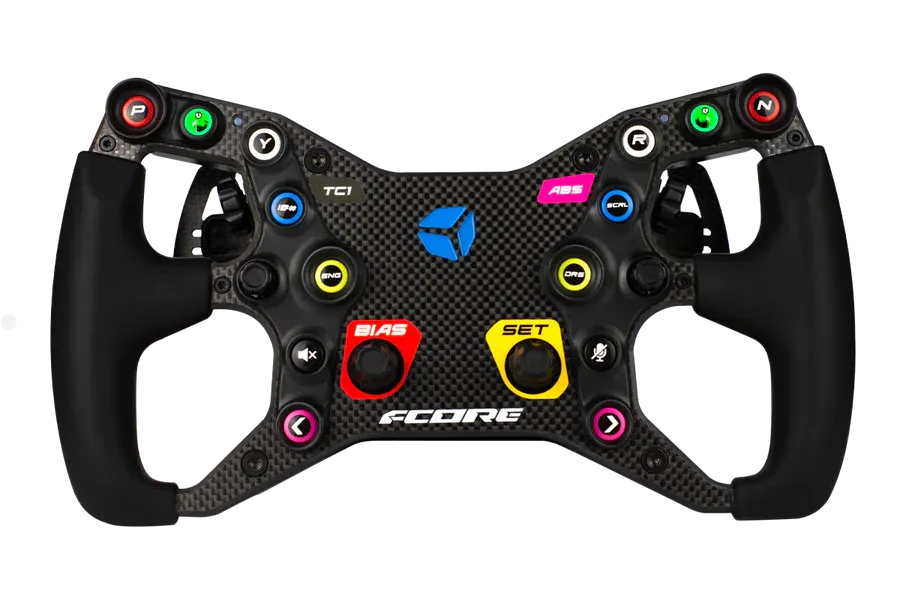Bundle - Simucube 2 Pro R2 Wheelbase and Cube Controls FCORE Formula Steering Wheel for PC